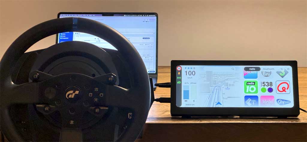Running on a pixel with a wheel and RemotiveCloud running on a computer. 