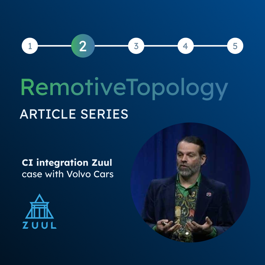 Johannes Foufas portrait - RemotiveTopology article on CI integration Zuul