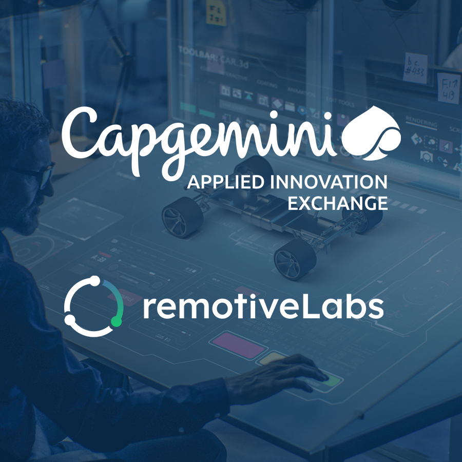 Capgemini logo with RemotiveLabs logo