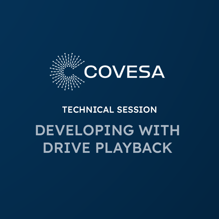 Developing with drive playback