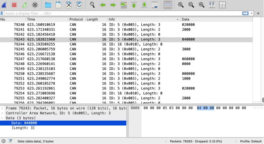 Virtual LIN bus dump Wireshark.