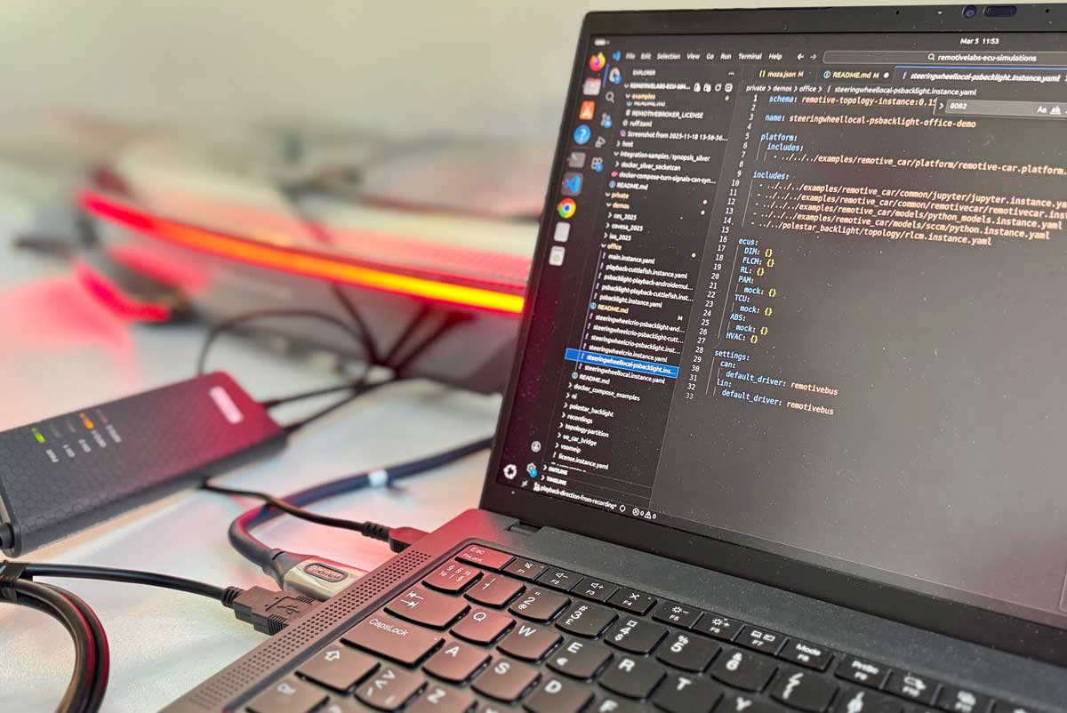 Virtual LIN and physical LIN bridge Kvaser