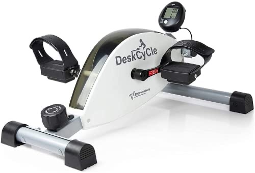 DeskCycle under-desk exercise bike with digital display for office fitness