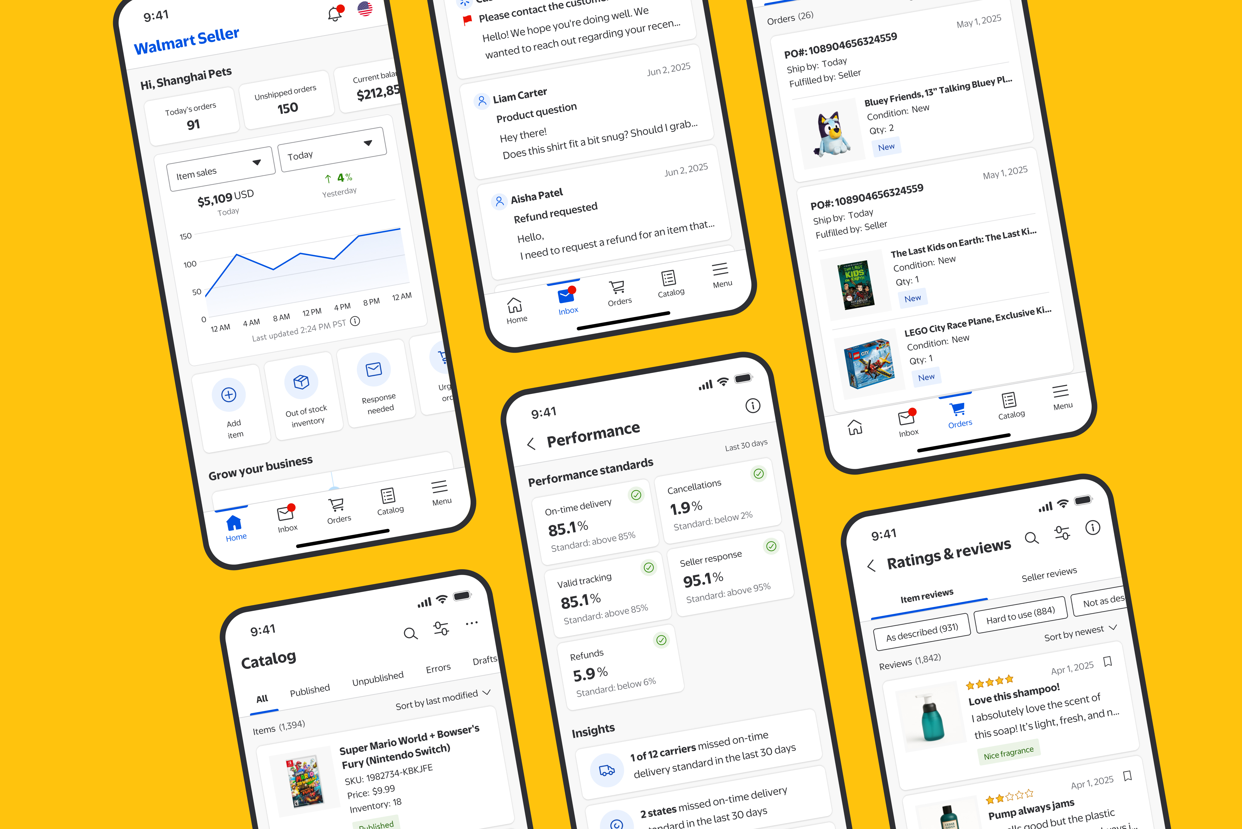 Walmart Seller app: Designing a 0 to 1 mobile experience