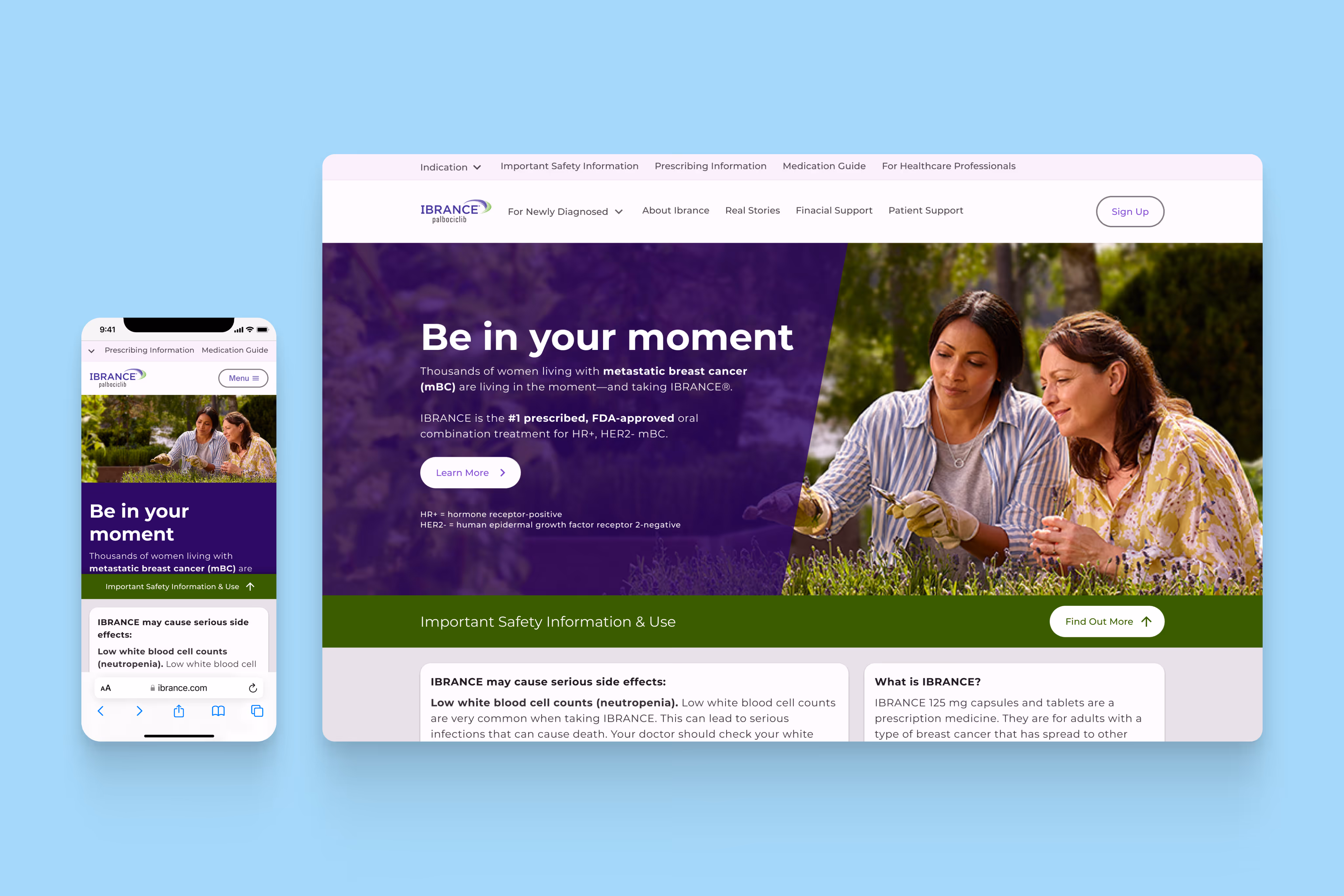 ISI redesign: Clear, Compliant UX