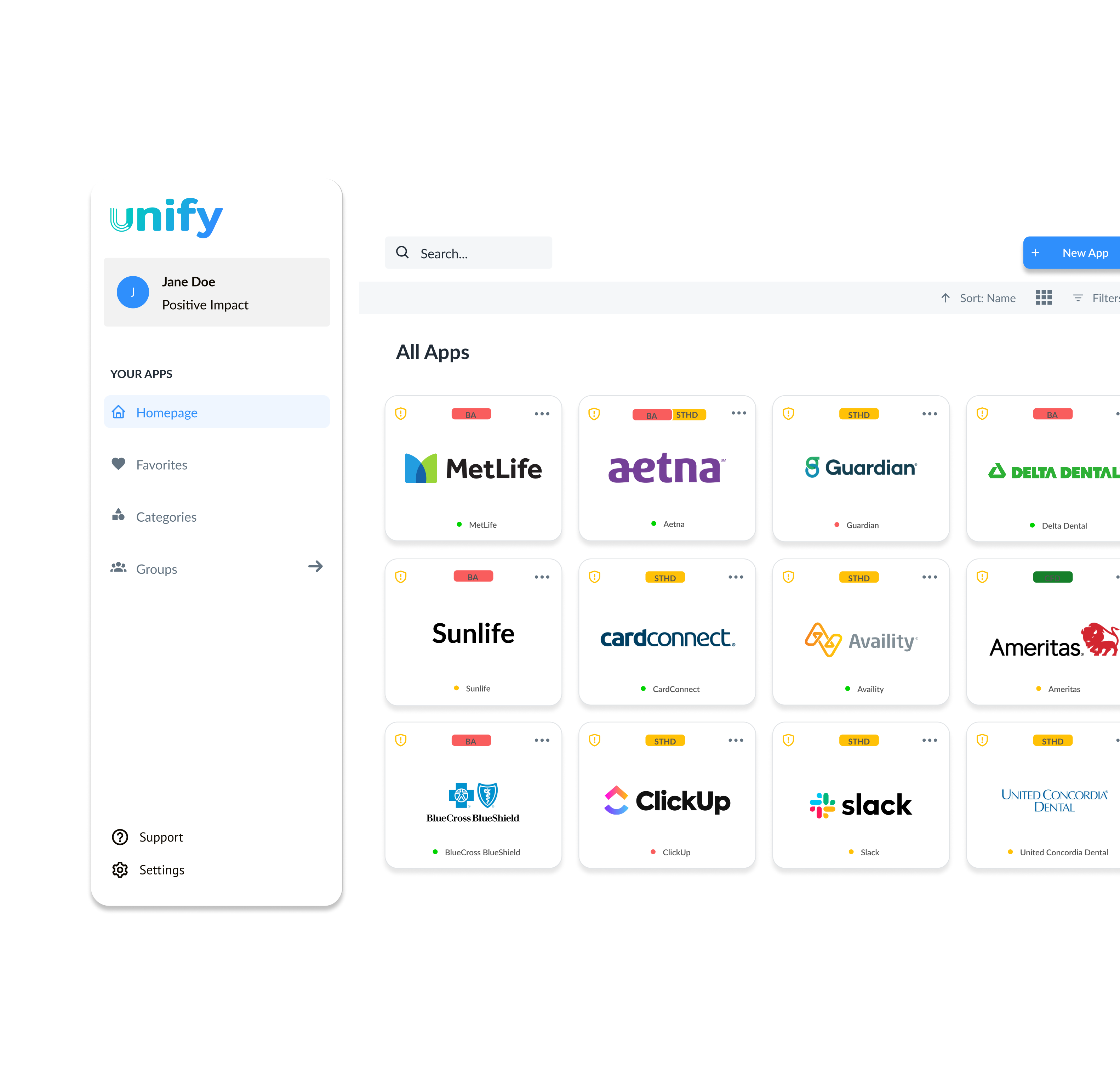 Unify Dental Dashboard