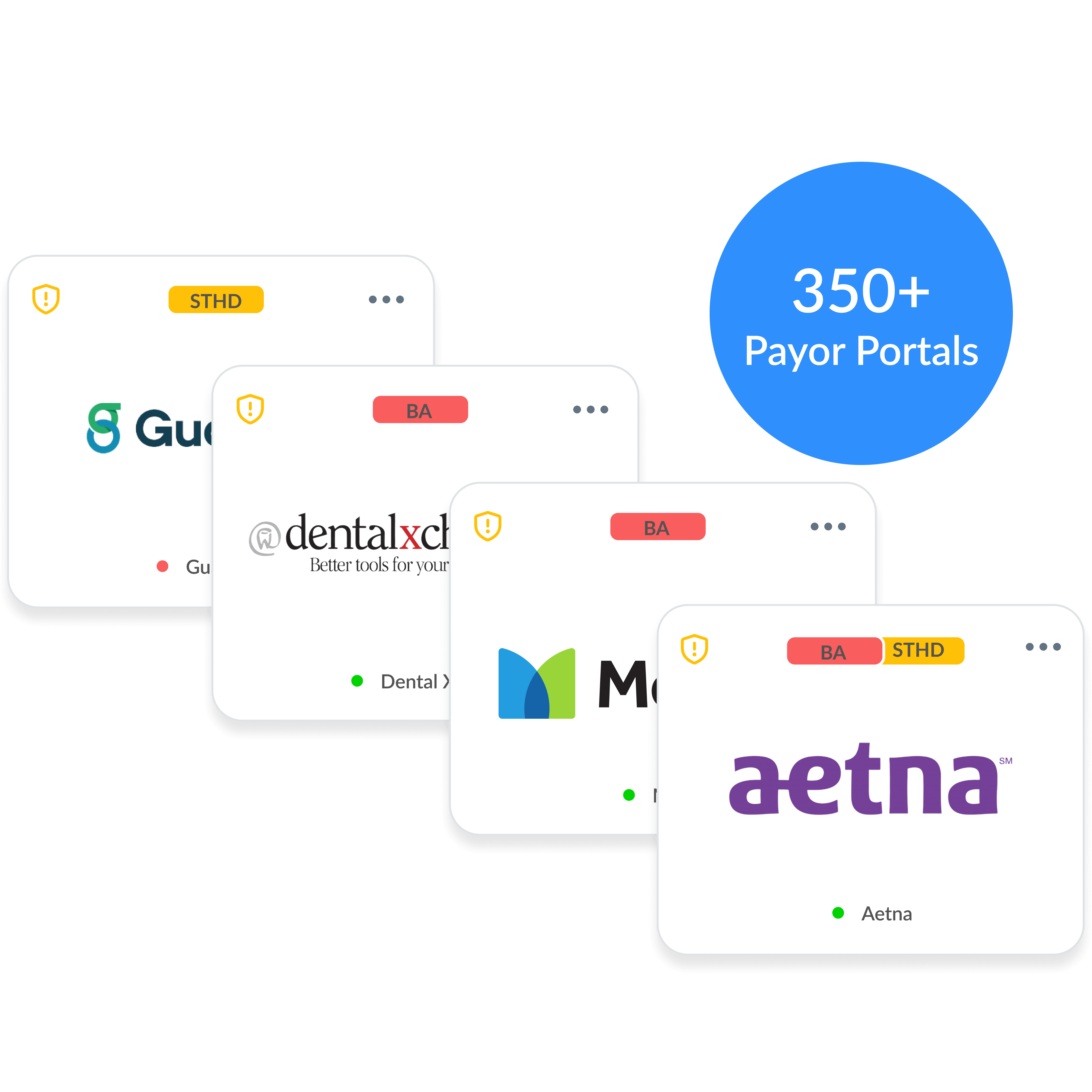 Unify supports over 350+ insurance portals.