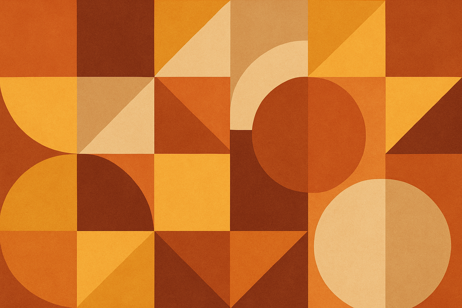 Abstract warm geometric pattern