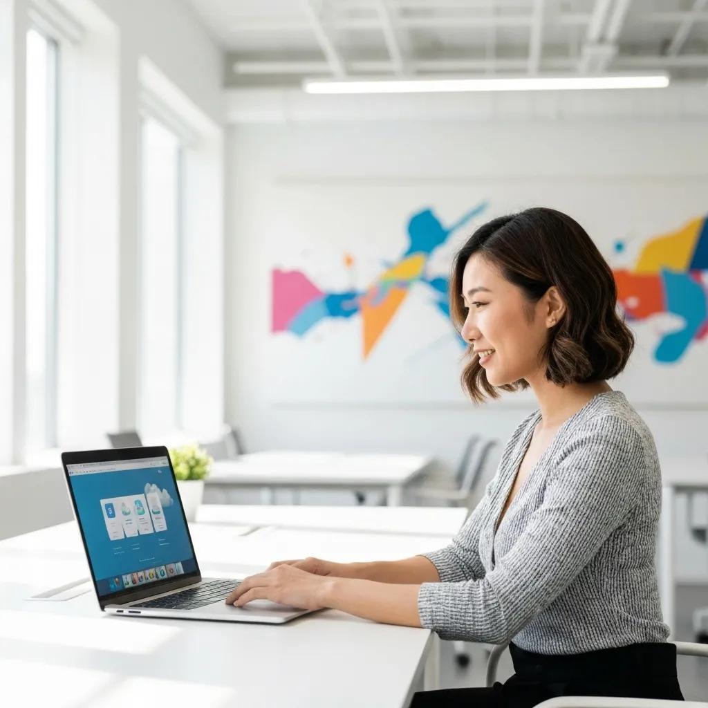 IT security experts collaborating on managed cloud security solutions in a high-tech environment