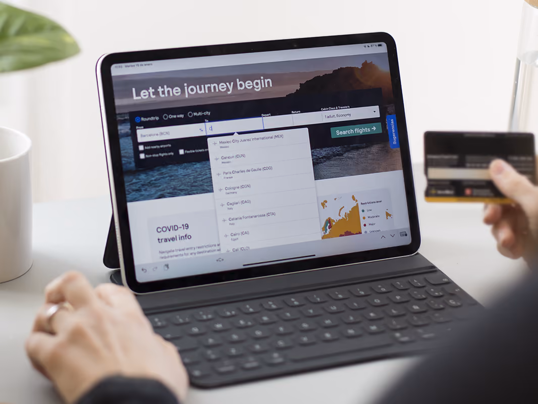 Travel booking software development