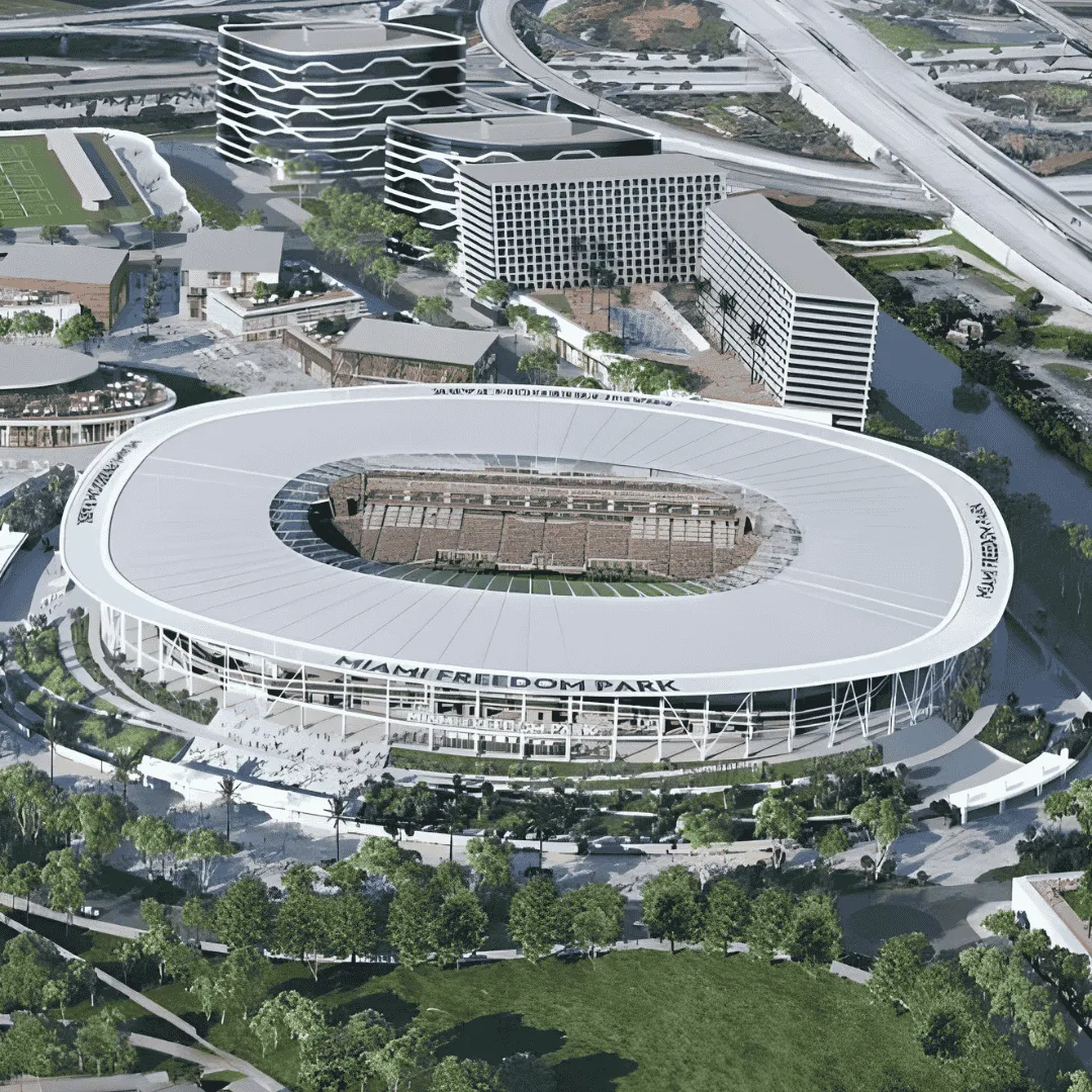 Inter Miami CF Stadium — modern soccer stadium and training facility in Fort Lauderdale, Florida.