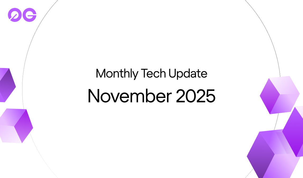 0G Monthly Tech Update: November 2025
