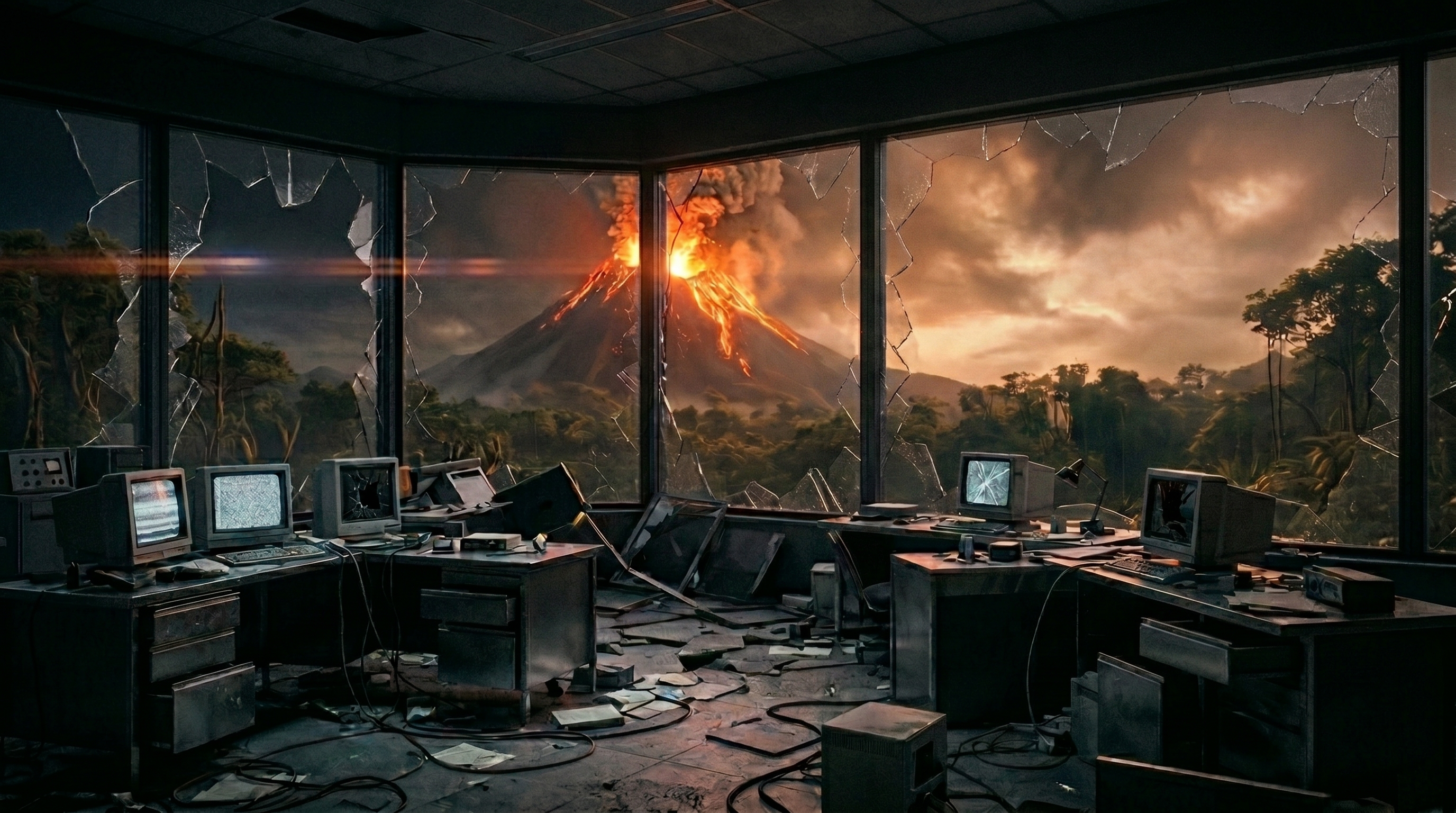 Arrival &mdash; destroyed lab