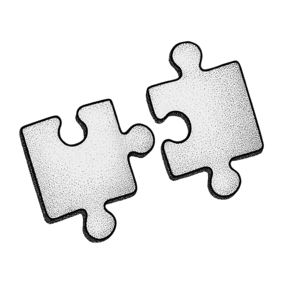 An illustration of puzzle pieces