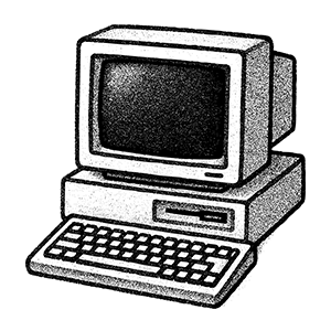 An illustration of a computer
