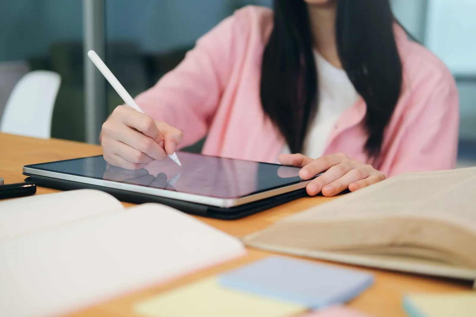 занятие с планшетом