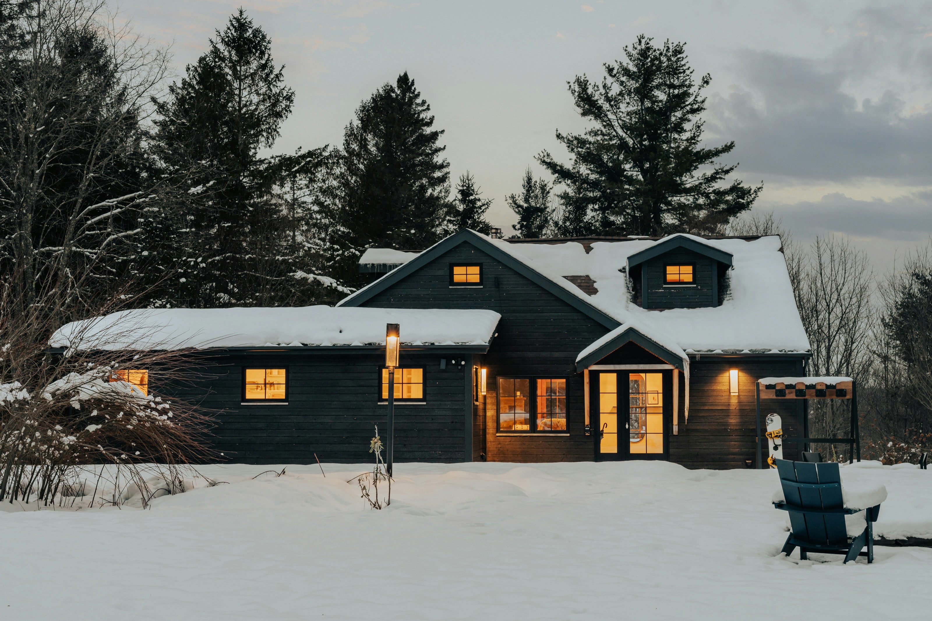 Mountain home exterior in Northern Utah