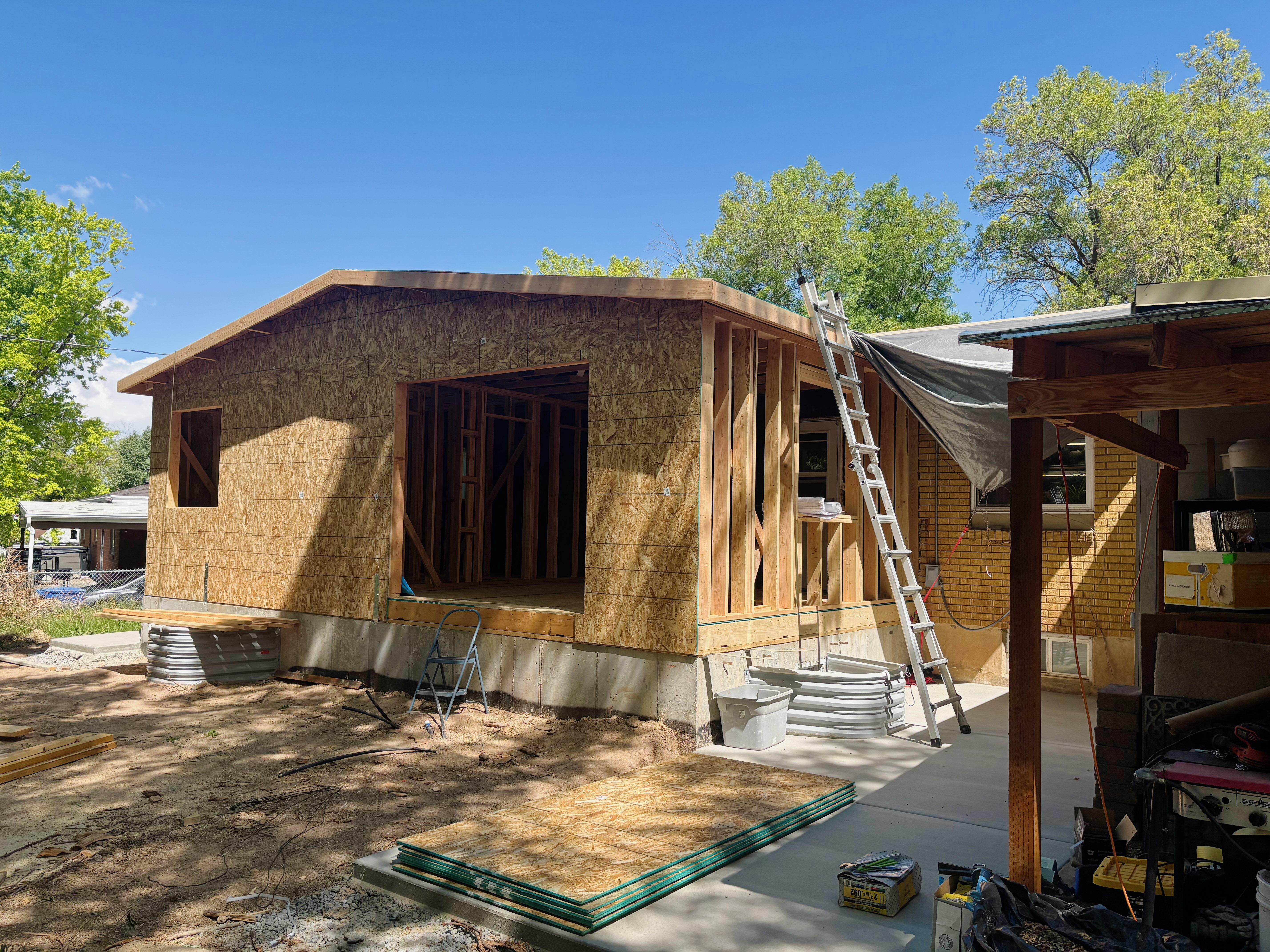 Major home addition and basement expansion in Ogden Utah