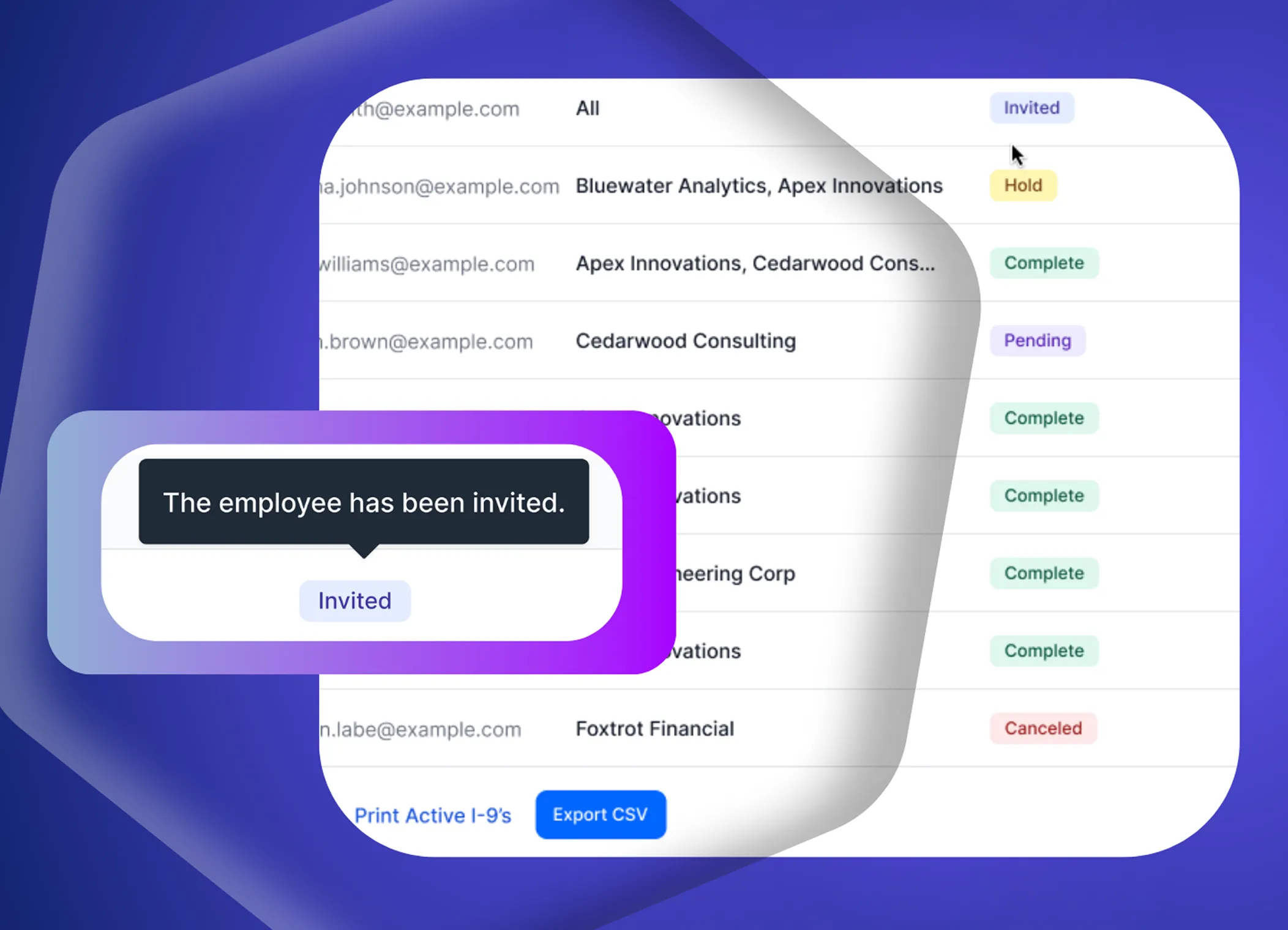 our app feature