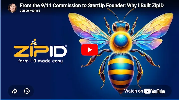 ZipID youtube founder video Janice Kephart