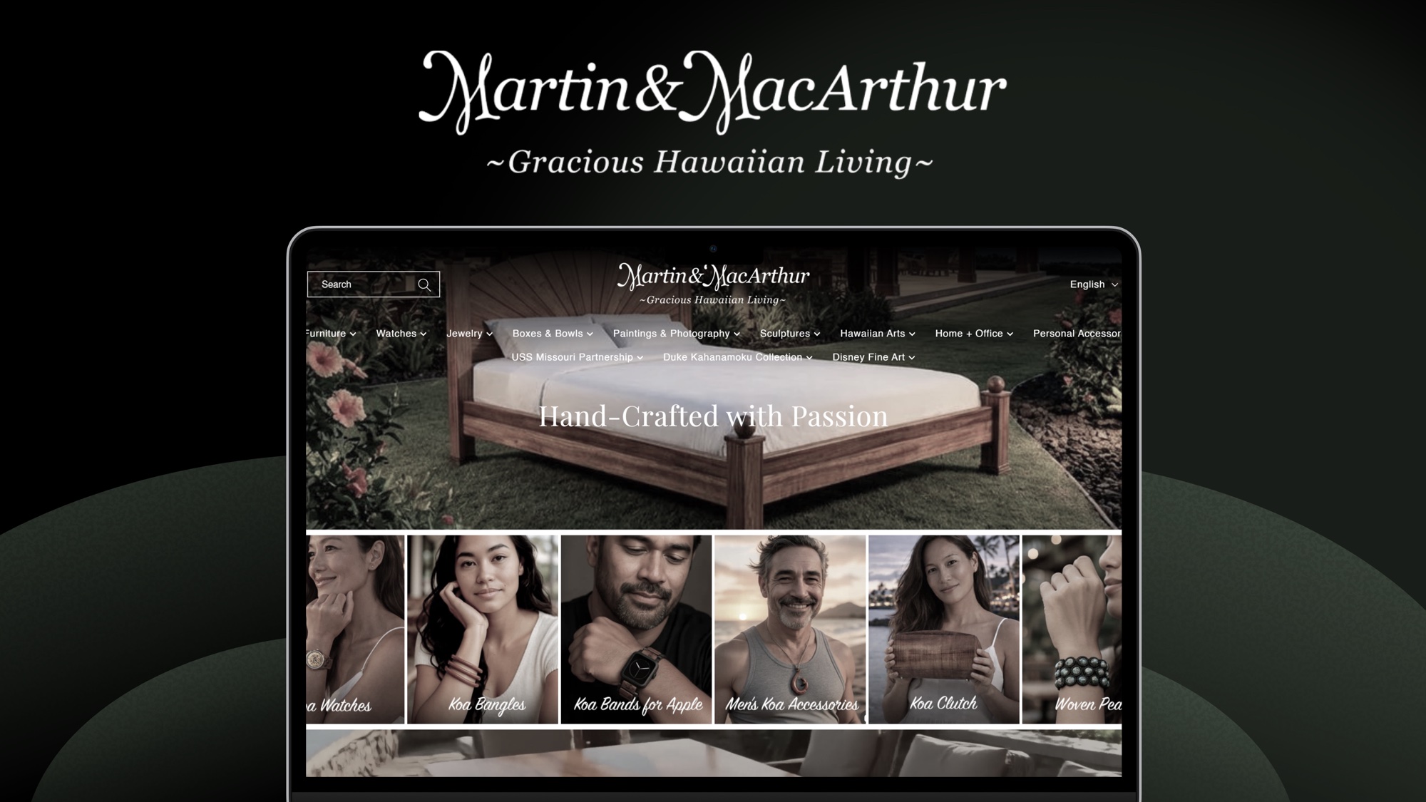 Hawaiian Koa wood gallery interior — heritage luxury cover image