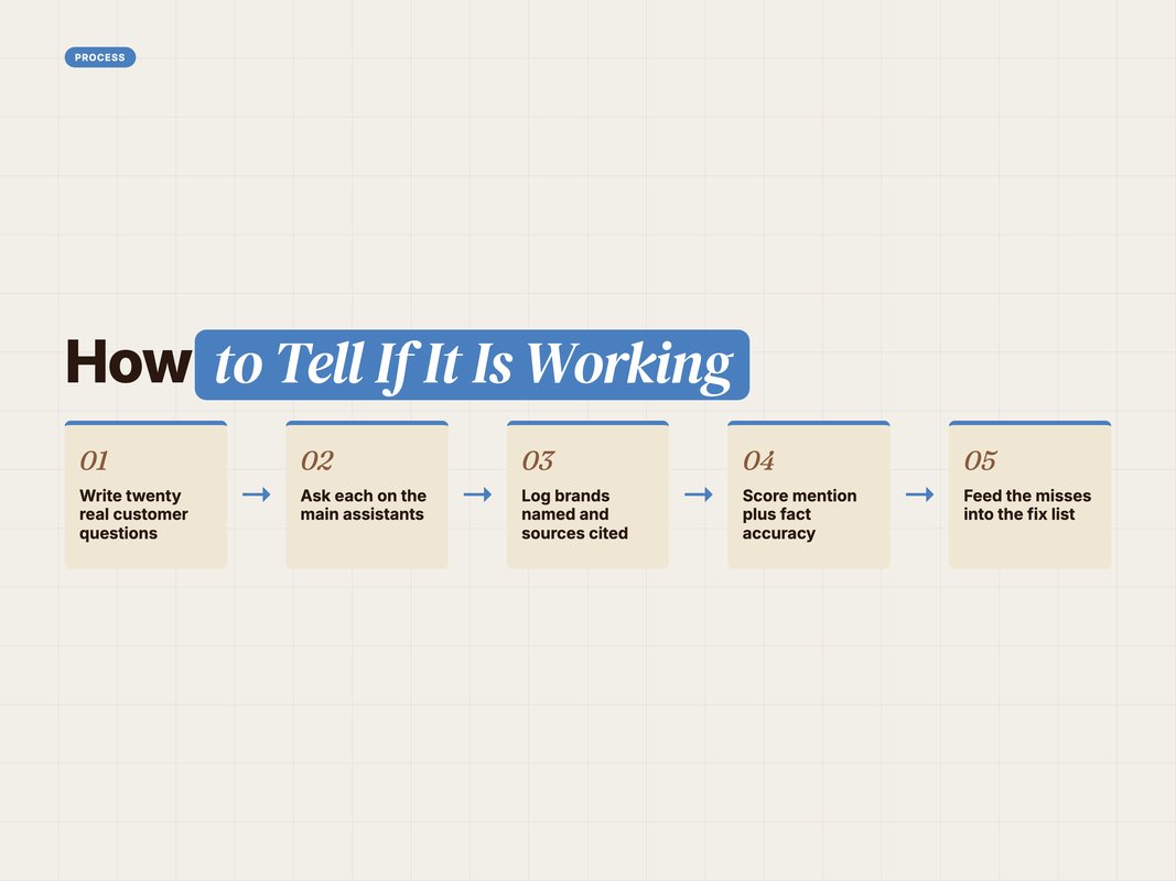 Process flow of a monthly assistant visibility check