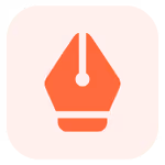 Magnet Minds Agency branding and logo design icon with pen tool.