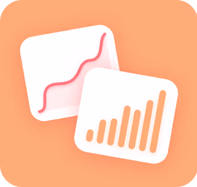 Magnet Minds Agency growth charts icon with data graphs.