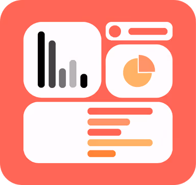 Magnet Minds Agency analytics dashboard icon with charts and data visualization.