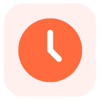 Magnet Minds Agency campaign time management and scheduling icon with clock.