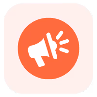 Magnet Minds Agency digital promotion icon with megaphone for online marketing.
