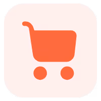 Magnet Minds Agency e-commerce online store icon with shopping cart.