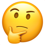 Surprised face emoji reaction