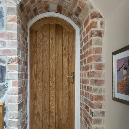 Oak timber door