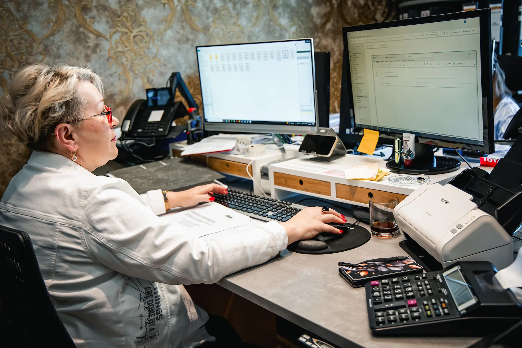Transportkoordination im Büro
