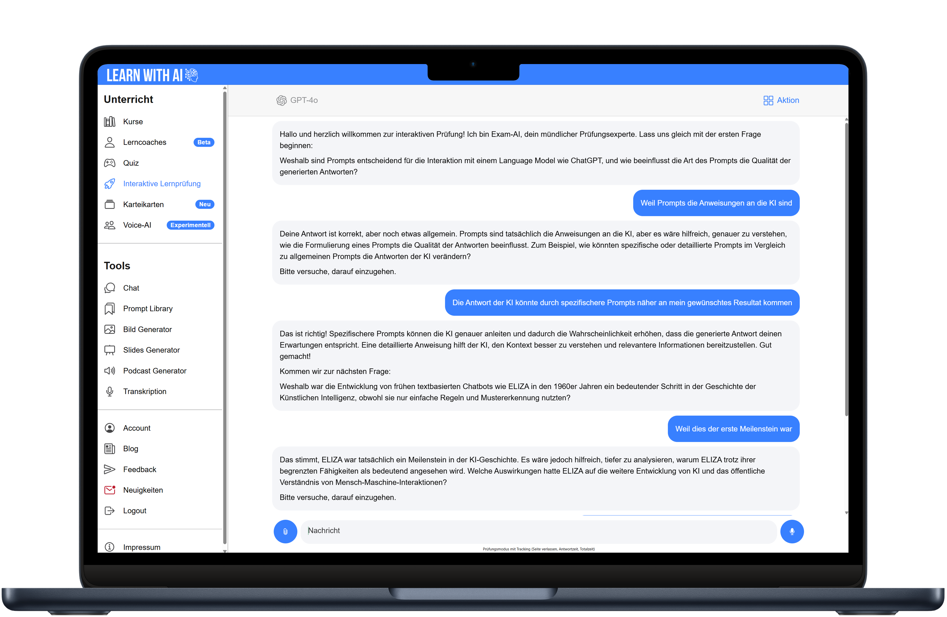 Interaktive Lernprüfung