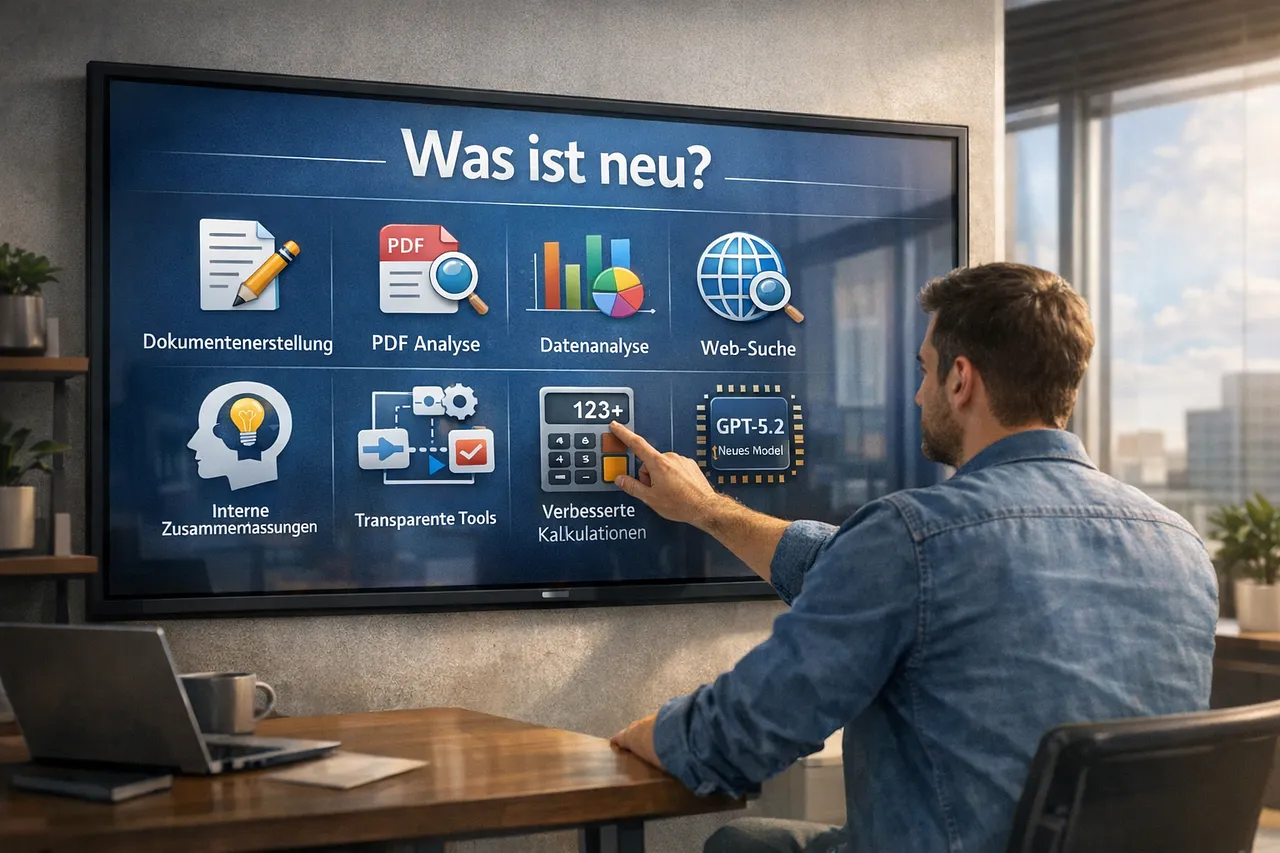 💬 Chat mit neuen Funktionen in Learn With AI