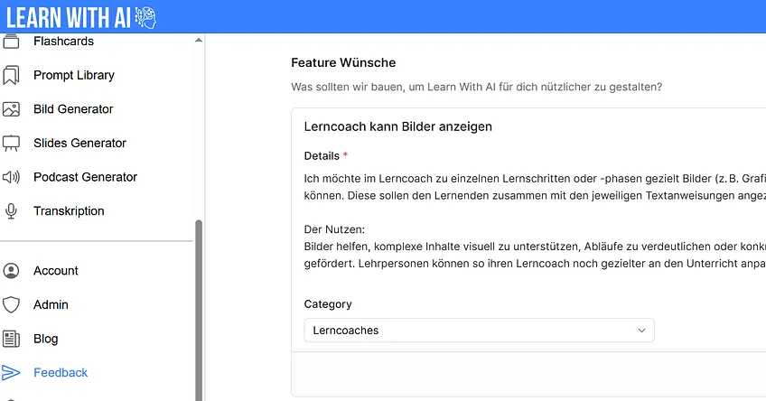 🗳️ Learn-With.AI - mitentscheiden, was als Nächstes kommt