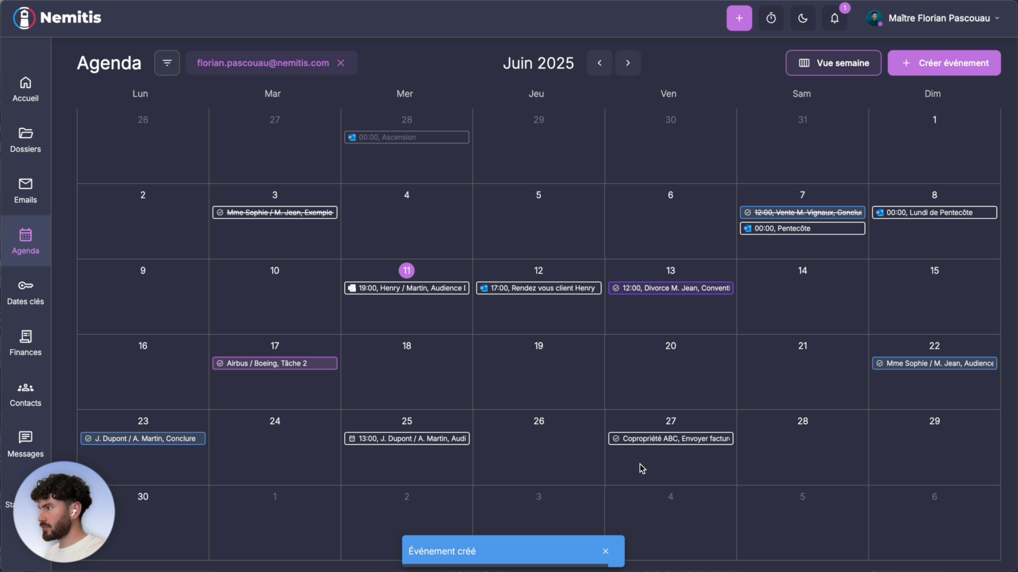 Connecter agenda