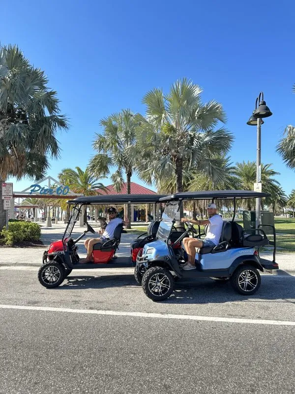 Guests enjoying on road trip