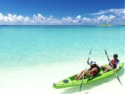 Guests on boat