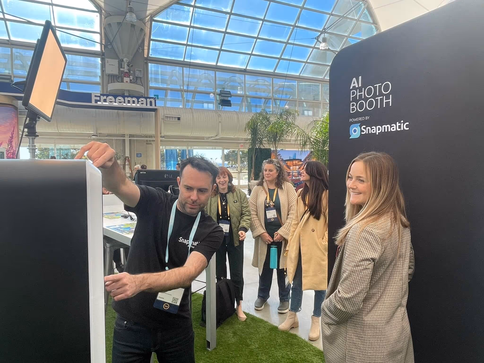 AI Photo booth at PCMA 2024