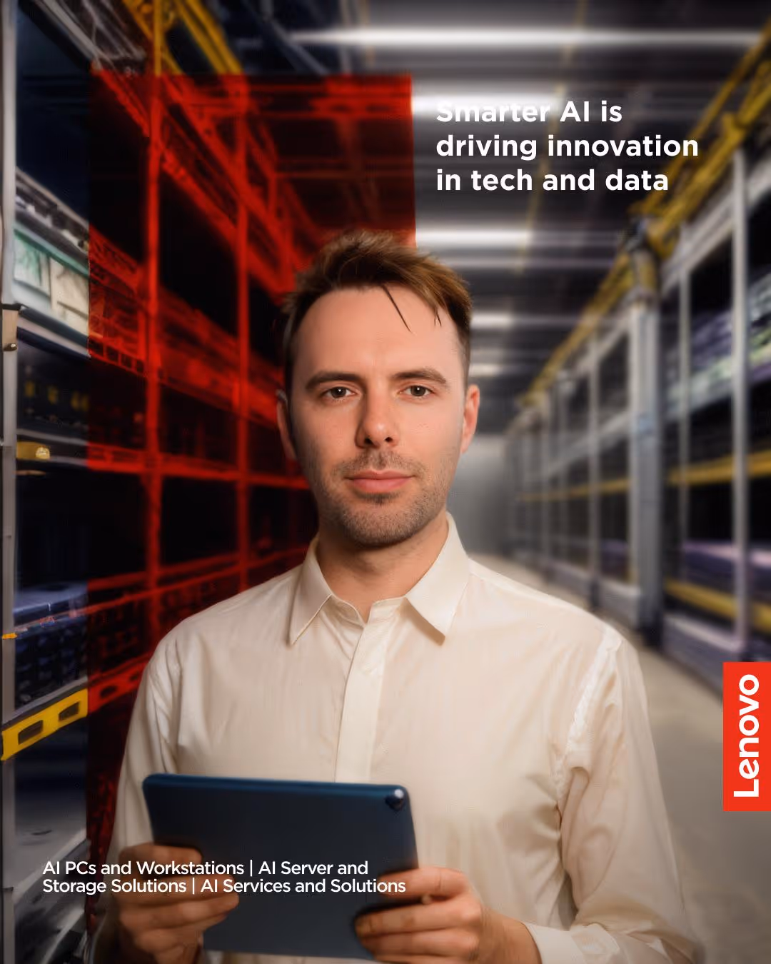 A custom  AI Photo booth theme for Lenovo brand activation in London