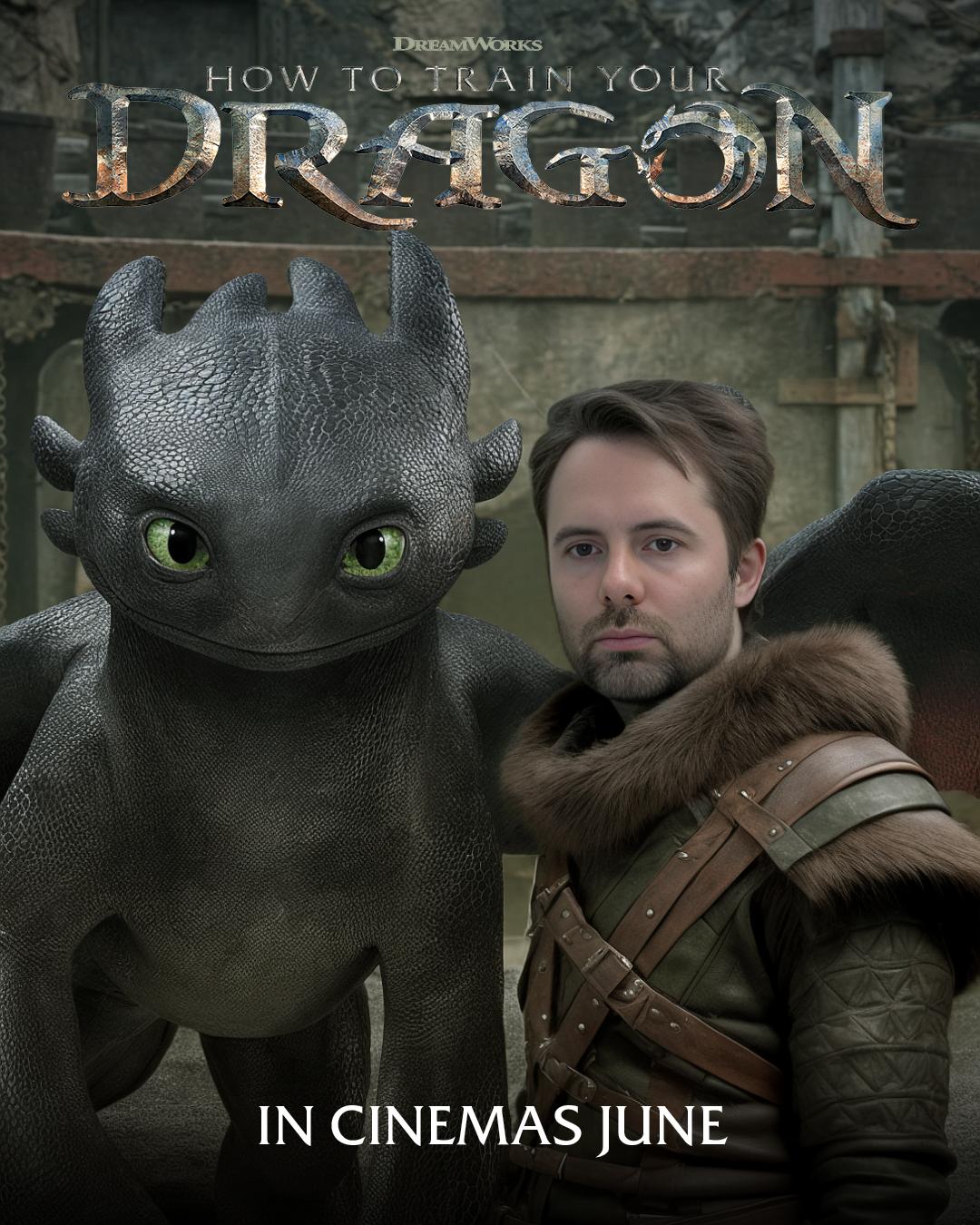 How to Train your Dragon - AI Photo booth user generated content 