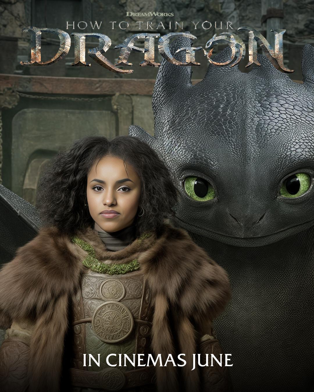 How to Train your Dragon - AI Photo booth user generated content 