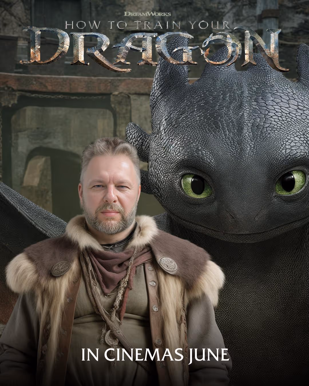 How to Train your Dragon AI Brand activation - Custom AI character imposition for entertainment brand fan engagement