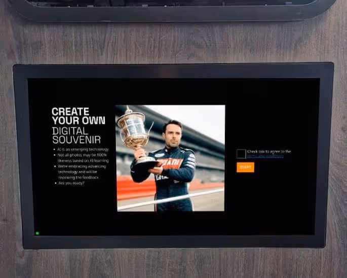 Premium AI photo engagement for F1 Paddock Club hospitality suites worldwide