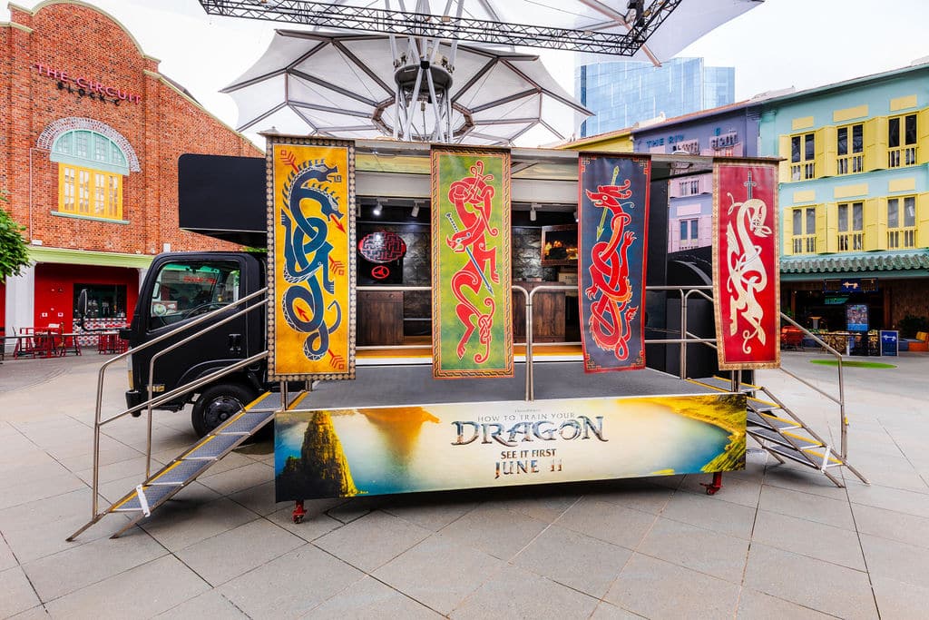 How to Train your Dragon - Brand activation Singapore