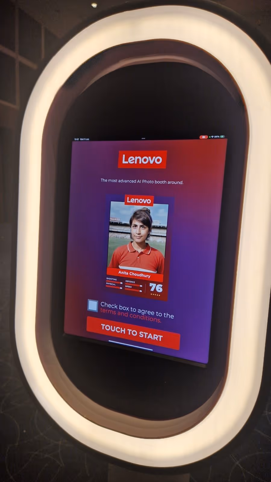 User-friendly AI Photo Booth software interface for high-volume event data capture