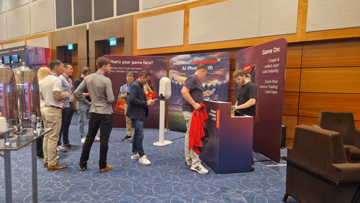 AI Trading card brand activation Lenovo